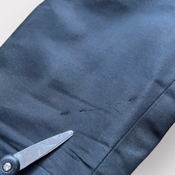 Rickie Freeman Teri Jon Size 16 Black Silk Wool Blend Corset Bow Blazer Jacket - Picture 8 of 11